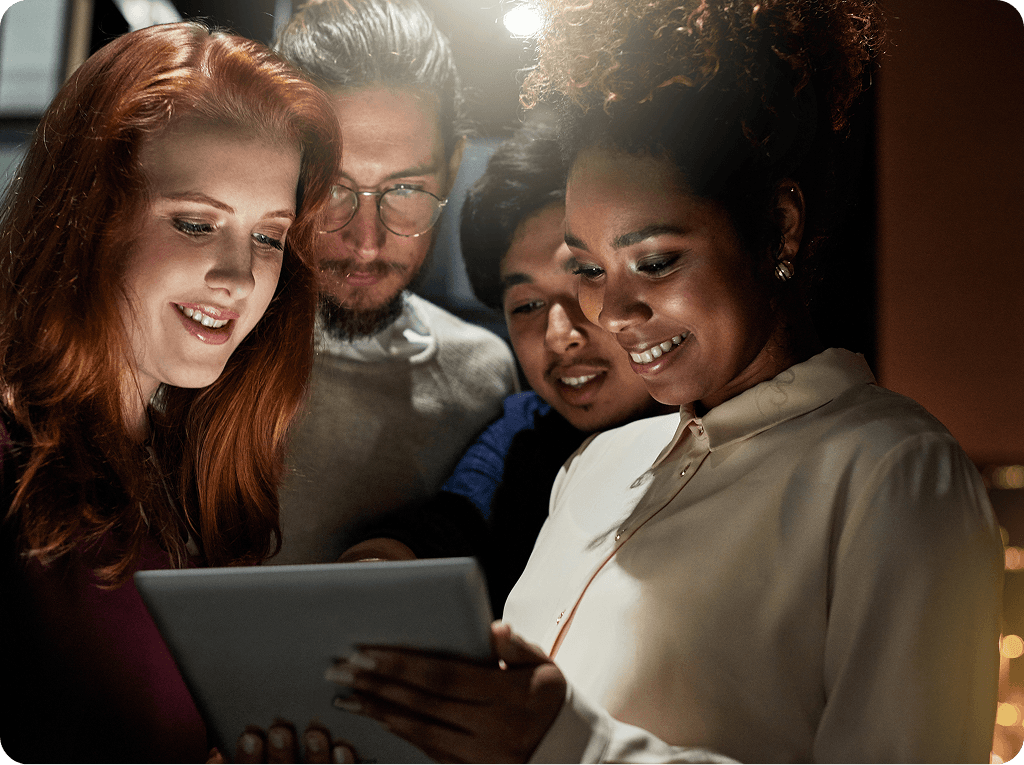 Empreendedores Lex trabalhando juntos